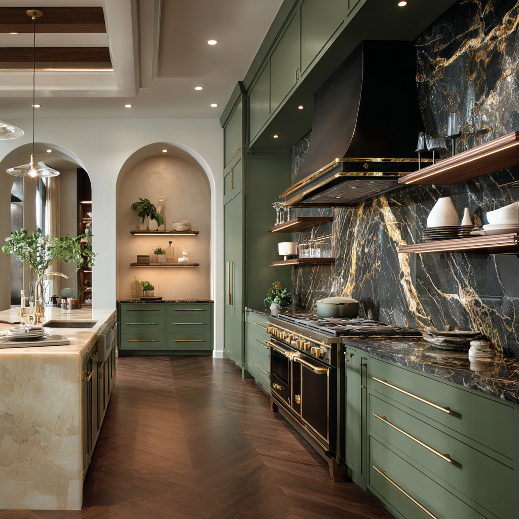 Gourmet kitchen and dining area at MSAP Recovery in Jackson, Mississippi