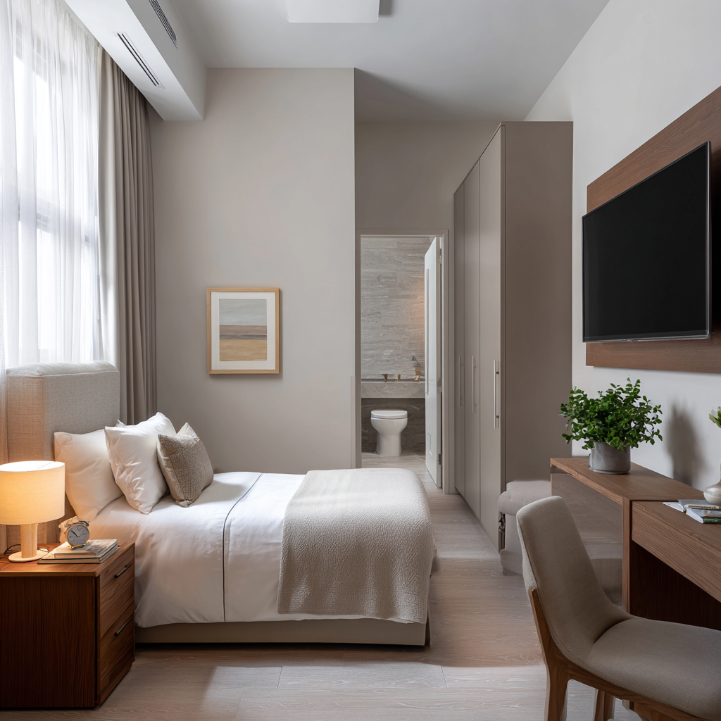 Patient room at MSAP Recovery treatment center in Jackson, Mississippi